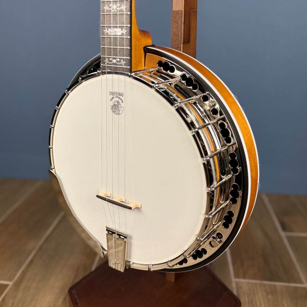 Custom Deering Sierra Maple 5-String Banjo - Linseed Oil Finish, Radius Fingerboard and Honey Amber Stain