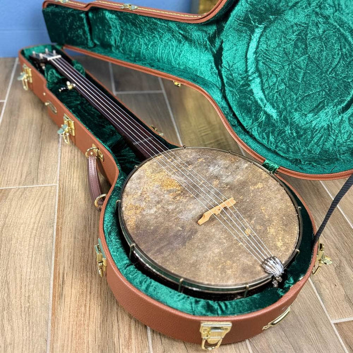 Brooks Banjo 10L Fretless Nylon 12" Openback with Hardshell Case #523 Brooks 5 String Banjos