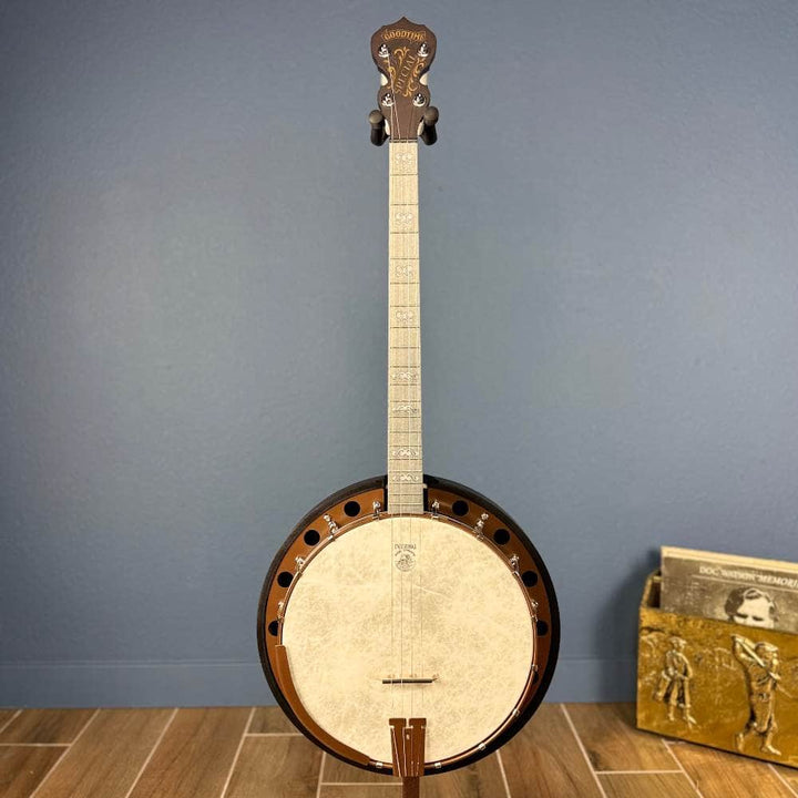 Custom Artisan Goodtime Special 19-Fret Tenor Banjo with Fiberskin Head and Bronze Hardware Deering 4 String Banjos