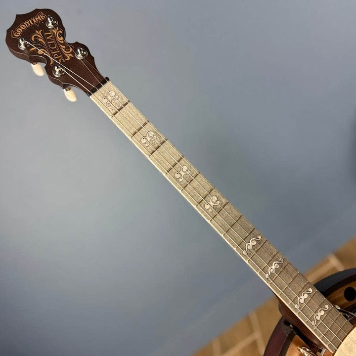 Custom Artisan Goodtime Special 19-Fret Tenor Banjo with Fiberskin Head and Bronze Hardware Deering 4 String Banjos