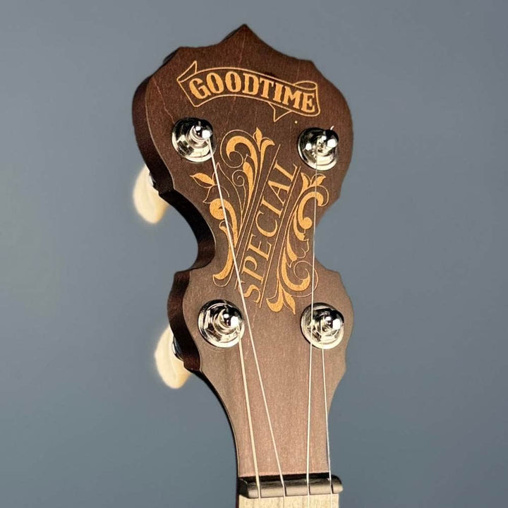Custom Artisan Goodtime Special 19-Fret Tenor Banjo with Fiberskin Head and Bronze Hardware Deering 4 String Banjos