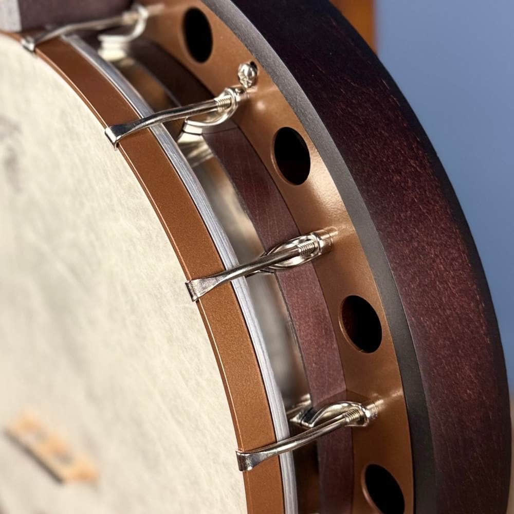 Custom Artisan Goodtime Special 19-Fret Tenor Banjo with Fiberskin Head and Bronze Hardware Deering 4 String Banjos