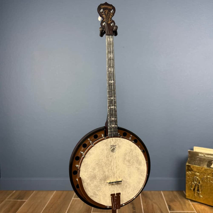 Custom Artisan Goodtime Two 19-Fret Tenor Banjo with Fiberskin Head and Bronze Hardware Deering 4 String Banjos