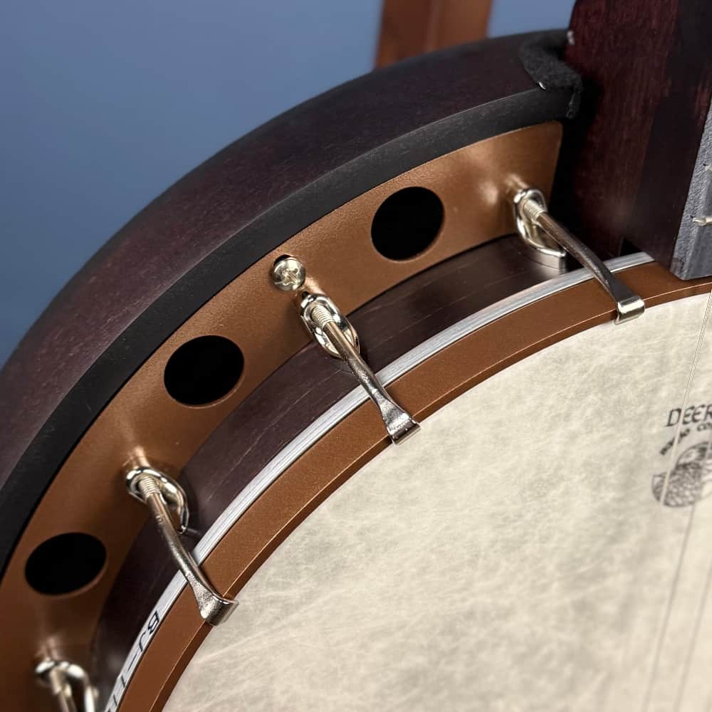 Custom Artisan Goodtime Two 19-Fret Tenor Banjo with Fiberskin Head and Bronze Hardware Deering 4 String Banjos