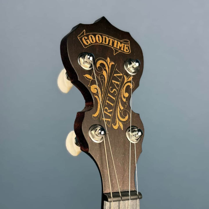 Custom Artisan Goodtime Two 19-Fret Tenor Banjo with Fiberskin Head and Bronze Hardware Deering 4 String Banjos