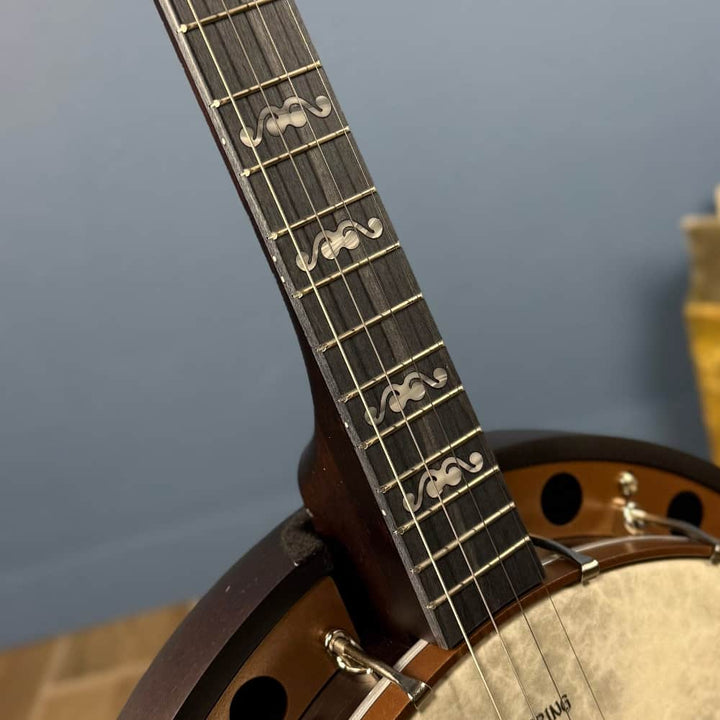 Custom Artisan Goodtime Two 19-Fret Tenor Banjo with Fiberskin Head and Bronze Hardware Deering 4 String Banjos