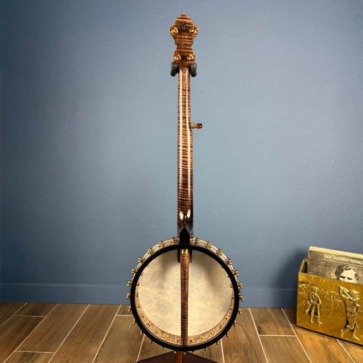 Custom Bird's Eye Maple Ome Juniper 5 String Openback Banjo Ome Banjos 5 String Banjos