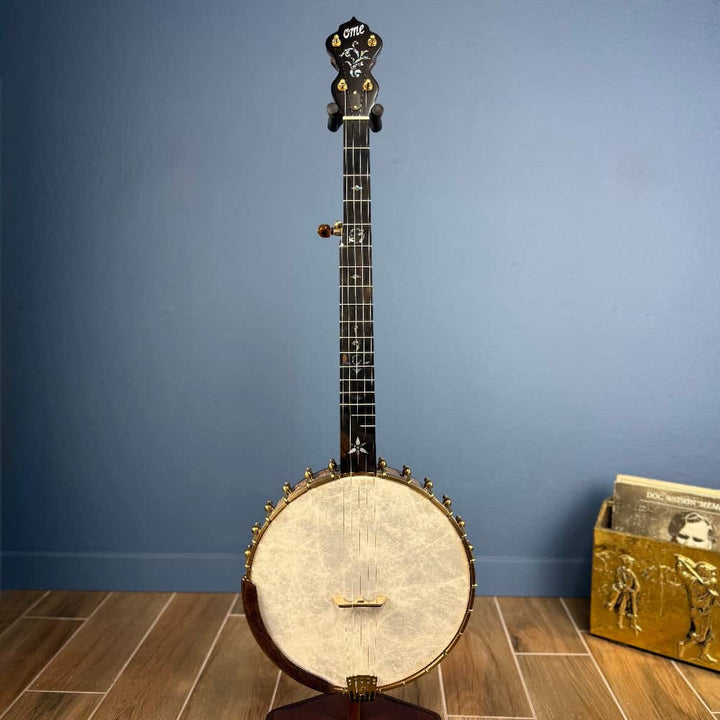Custom Bird's Eye Maple Ome Juniper 5 String Openback Banjo Ome Banjos 5 String Banjos
