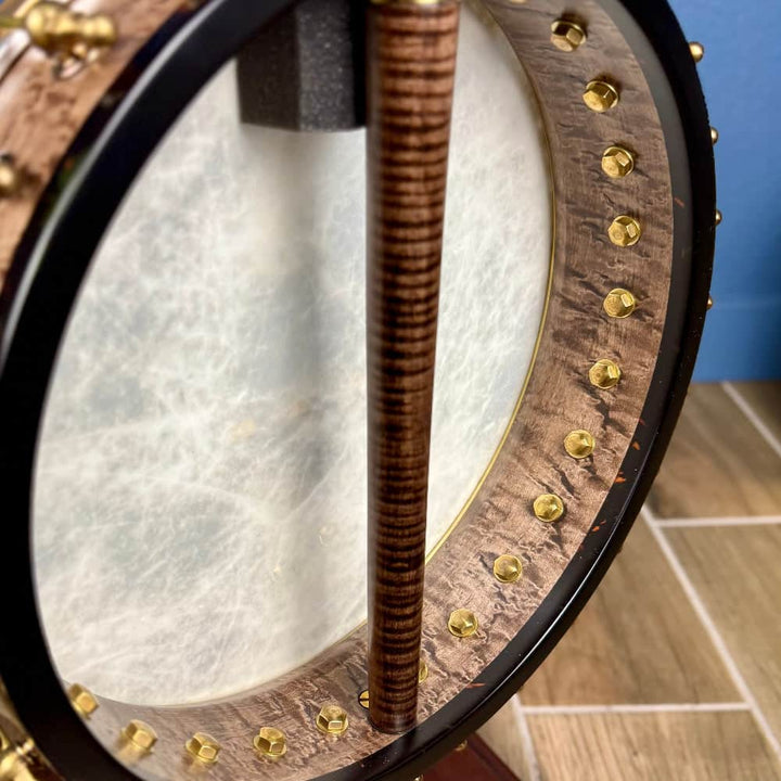 Custom Bird's Eye Maple Ome Juniper 5 String Openback Banjo Ome Banjos 5 String Banjos