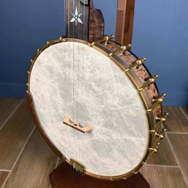 Custom Bird's Eye Maple Ome Juniper 5 String Openback Banjo Ome Banjos 5 String Banjos