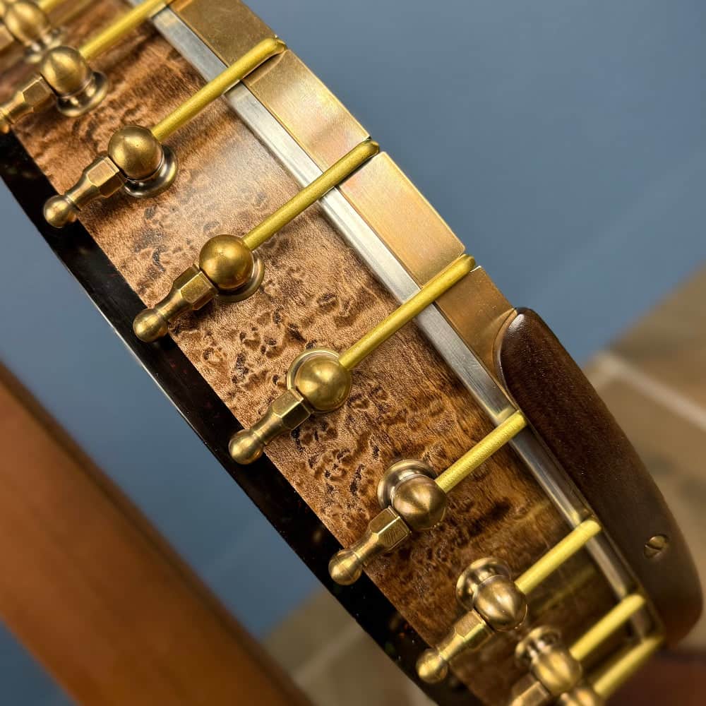 Custom Bird's Eye Maple Ome Juniper 5 String Openback Banjo Ome Banjos 5 String Banjos