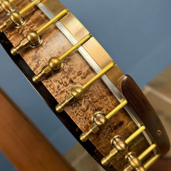 Custom Bird's Eye Maple Ome Juniper 5 String Openback Banjo Ome Banjos 5 String Banjos