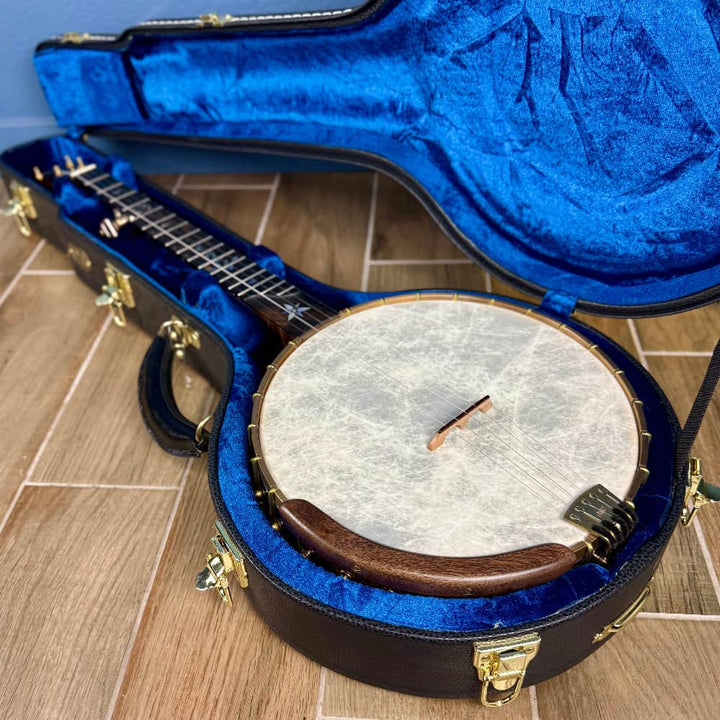 Custom Bird's Eye Maple Ome Juniper 5 String Openback Banjo Ome Banjos 5 String Banjos