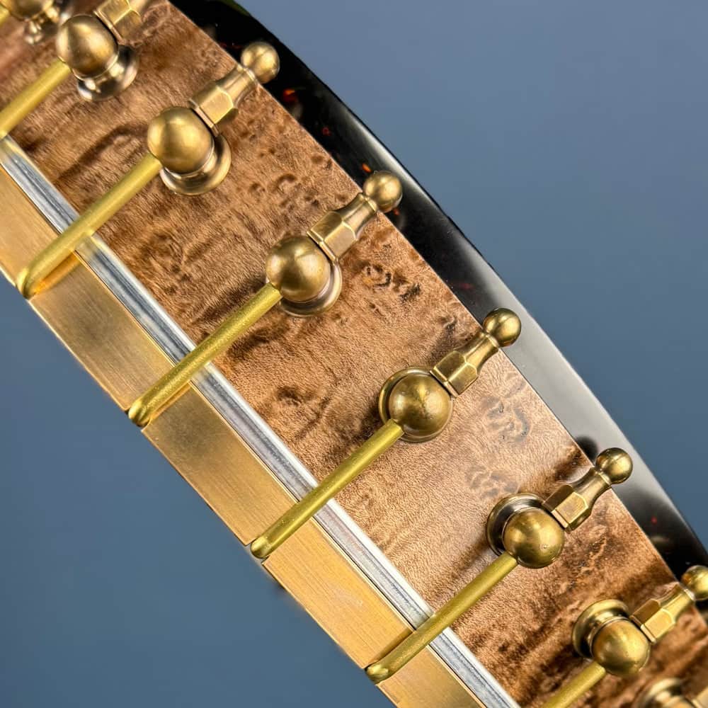 Custom Bird's Eye Maple Ome Juniper 5 String Openback Banjo Ome Banjos 5 String Banjos