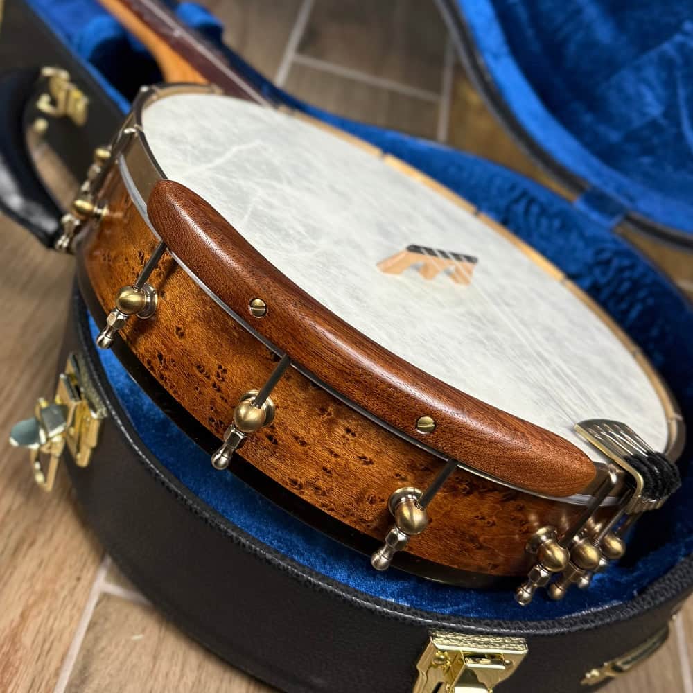 Custom Bird's Eye Maple Ome Tupelo 5-String Banjo Ome Banjos 5 String Banjos