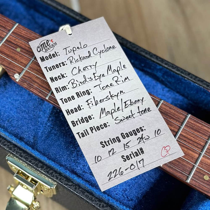 Custom Bird's Eye Maple Ome Tupelo 5-String Banjo Ome Banjos 5 String Banjos