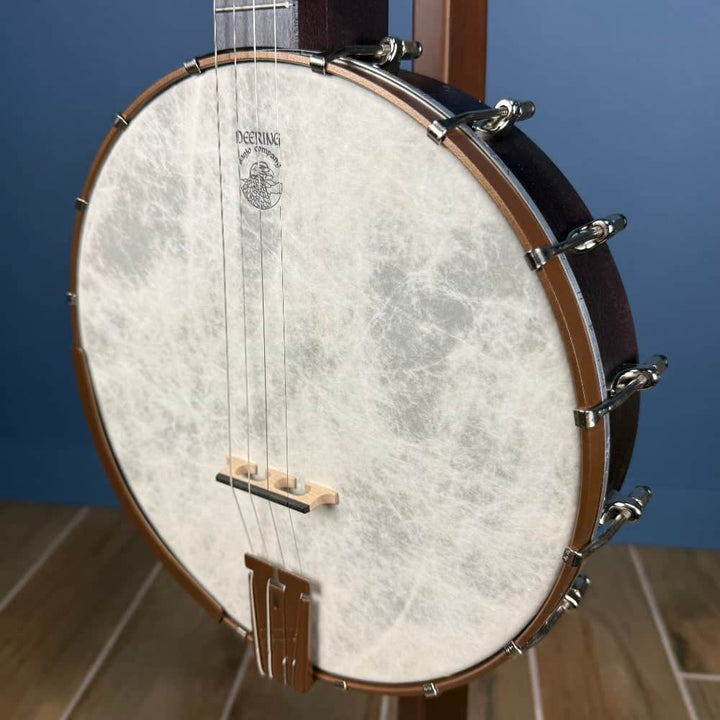 Custom Deering Artisan Goodtime 17-Fret Tenor Banjo with Fiberskin Head and Bronze Hardware Deering 4 String Banjos