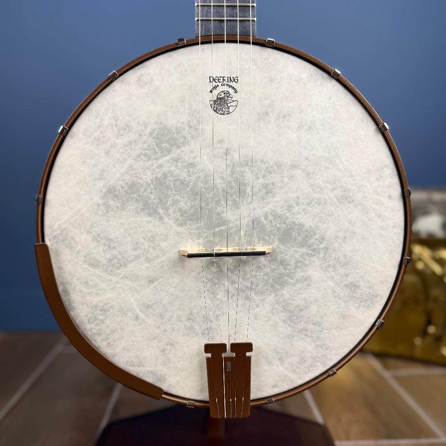 Custom Deering Artisan Goodtime Americana Banjo with Bronze Hardware and Fiberskin Head Deering 5 String Banjos
