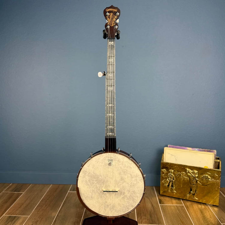 Custom Deering Artisan Goodtime Americana Banjo with Scoop, Bronze Hardware and Fiberskin Head Deering 5 String Banjos