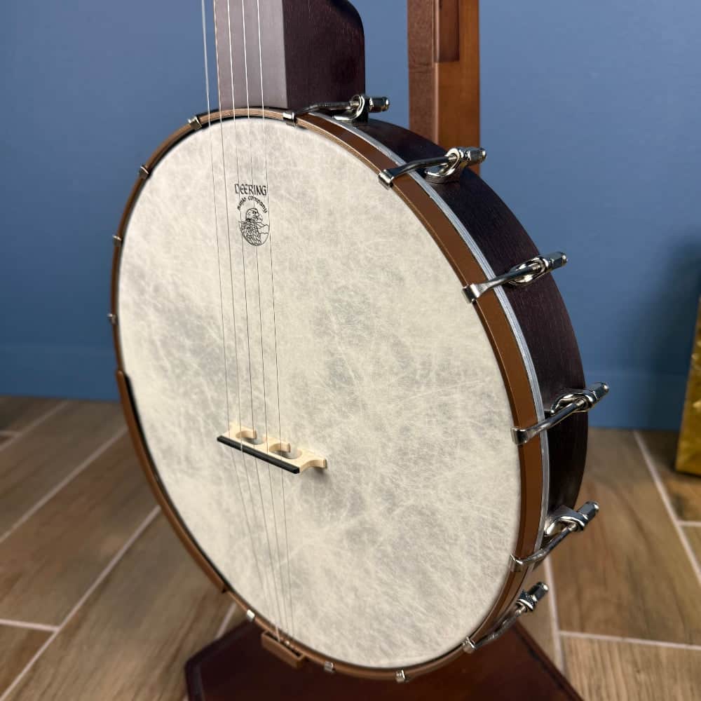Custom Deering Artisan Goodtime Americana Banjo with Scoop, Bronze Hardware and Fiberskin Head Deering 5 String Banjos
