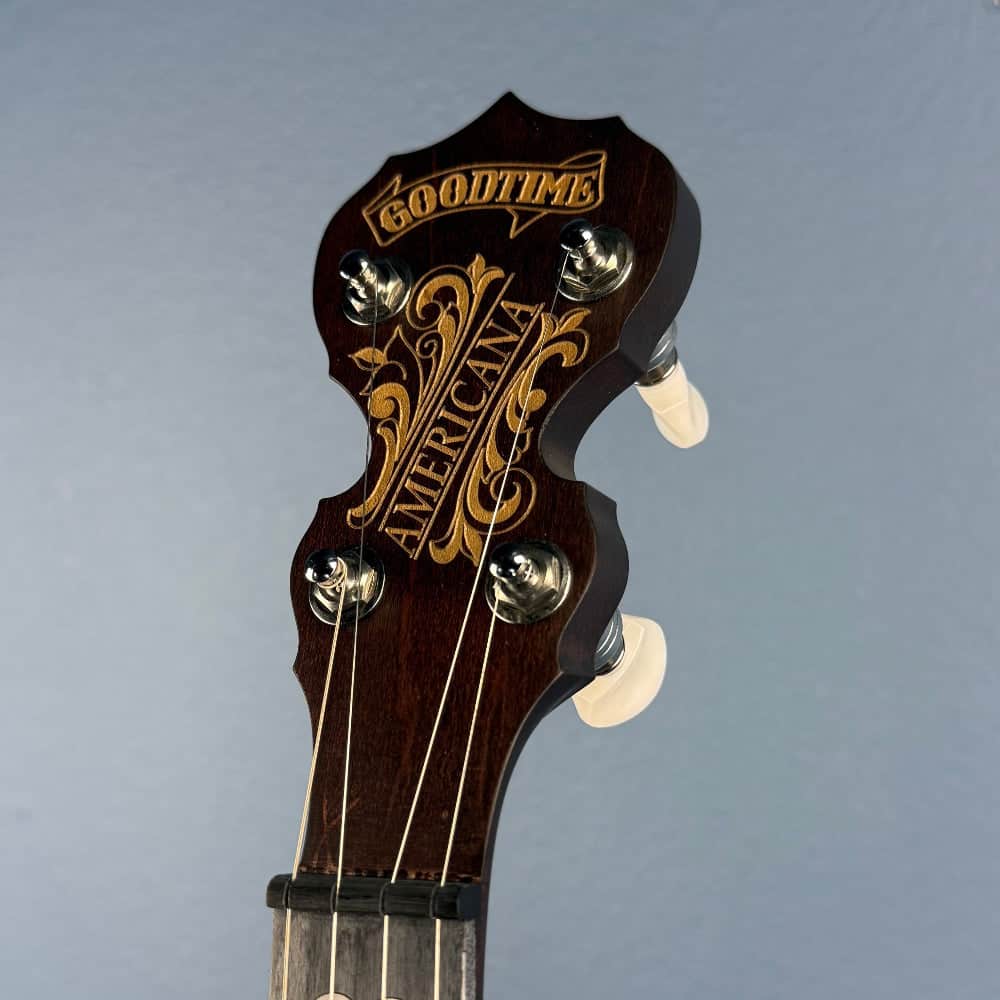 Custom Deering Artisan Goodtime Americana Banjo with Scoop, Bronze Hardware and Fiberskin Head Deering 5 String Banjos