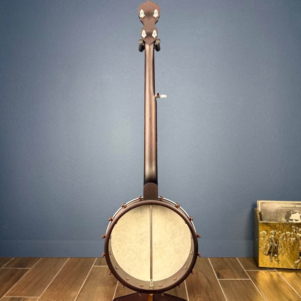 Custom Deering Artisan Goodtime Americana Banjo with Scoop, Upgraded Bronze Hardware and Fiberskin Head Deering 5 String Openback Banjo
