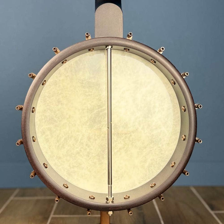 Custom Deering Artisan Goodtime Americana Banjo with Scoop, Upgraded Bronze Hardware and Fiberskin Head Deering 5 String Openback Banjo