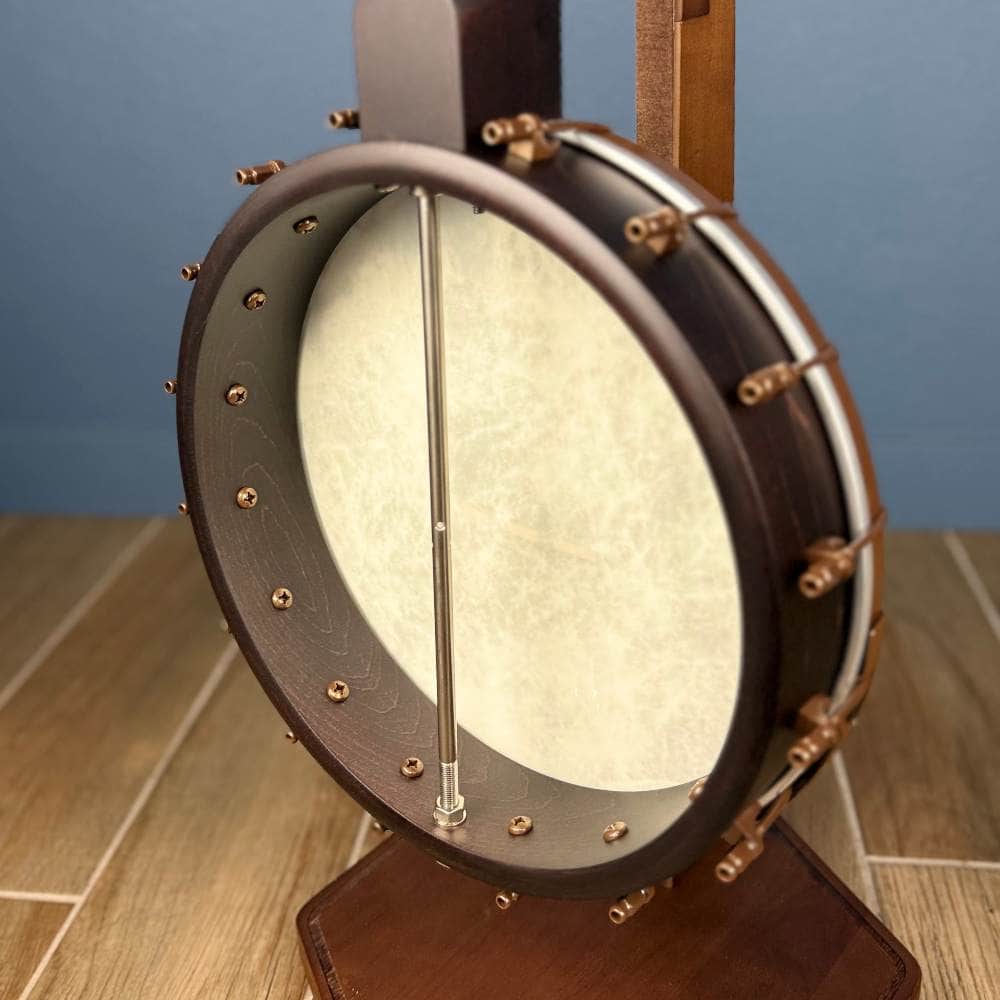 Custom Deering Artisan Goodtime Americana Banjo with Scoop, Upgraded Bronze Hardware and Fiberskin Head Deering 5 String Openback Banjo