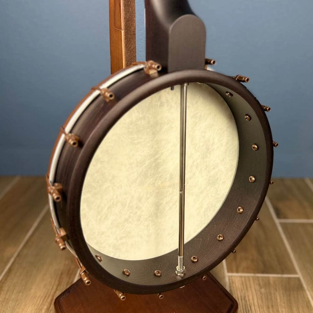 Custom Deering Artisan Goodtime Americana Banjo with Scoop, Upgraded Bronze Hardware and Fiberskin Head Deering 5 String Openback Banjo