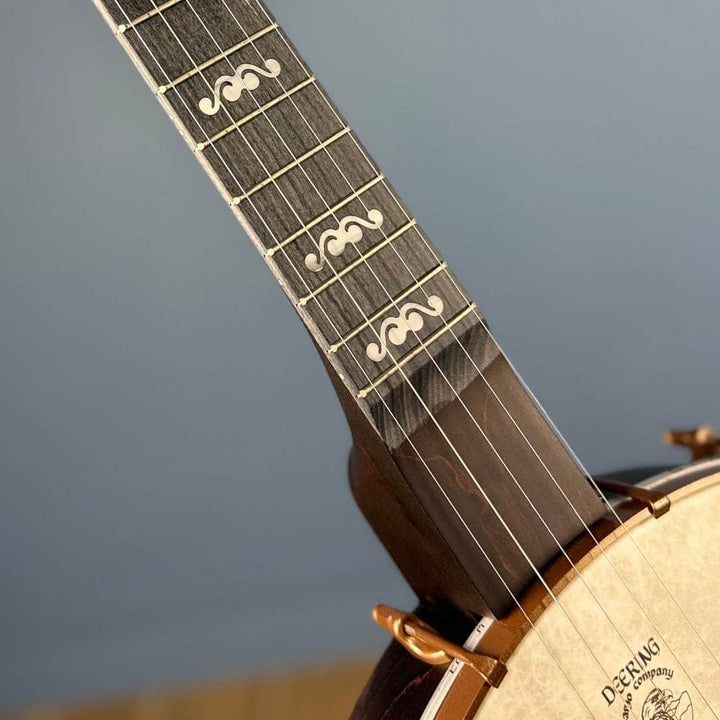 Custom Deering Artisan Goodtime Americana Banjo with Scoop, Upgraded Bronze Hardware and Fiberskin Head Deering 5 String Openback Banjo