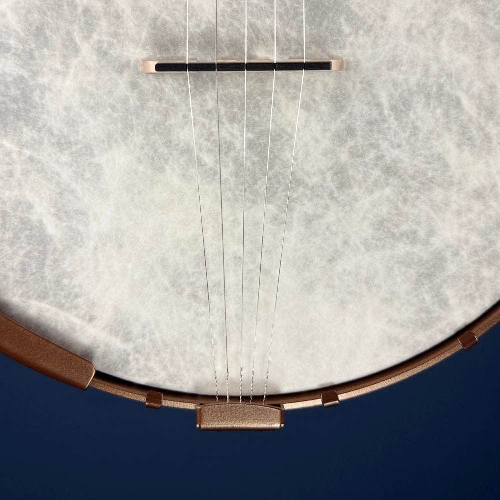 Custom Deering Artisan Goodtime Americana Banjo with Scoop, Upgraded Bronze Hardware and Fiberskin Head Deering 5 String Openback Banjo