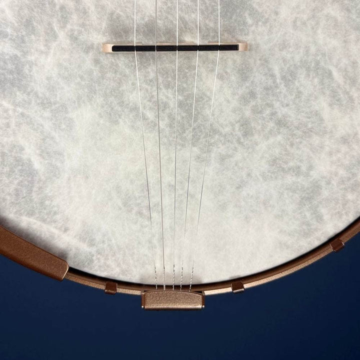 Custom Deering Artisan Goodtime Americana Banjo with Scoop, Upgraded Bronze Hardware and Fiberskin Head Deering 5 String Openback Banjo