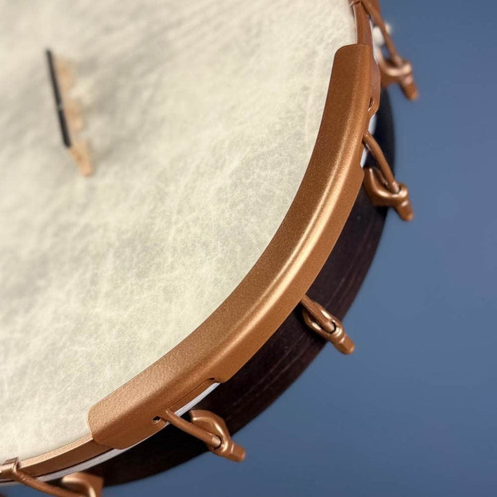 Custom Deering Artisan Goodtime Americana Banjo with Scoop, Upgraded Bronze Hardware and Fiberskin Head Deering 5 String Openback Banjo