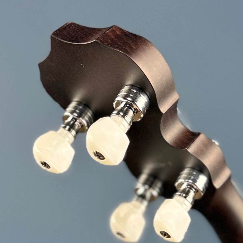 Custom Deering Artisan Goodtime Americana Banjo with Scoop, Upgraded Bronze Hardware and Fiberskin Head Deering 5 String Openback Banjo