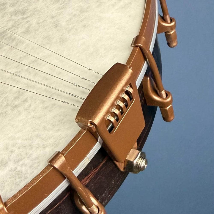 Custom Deering Artisan Goodtime Americana Banjo with Scoop, Upgraded Bronze Hardware and Fiberskin Head Deering 5 String Openback Banjo