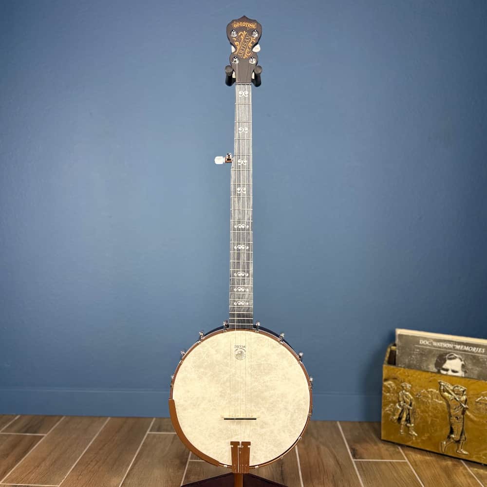 Custom Deering Artisan Goodtime Banjo with Bronze Hardware and Fiberskin Head Deering 5 String Banjos