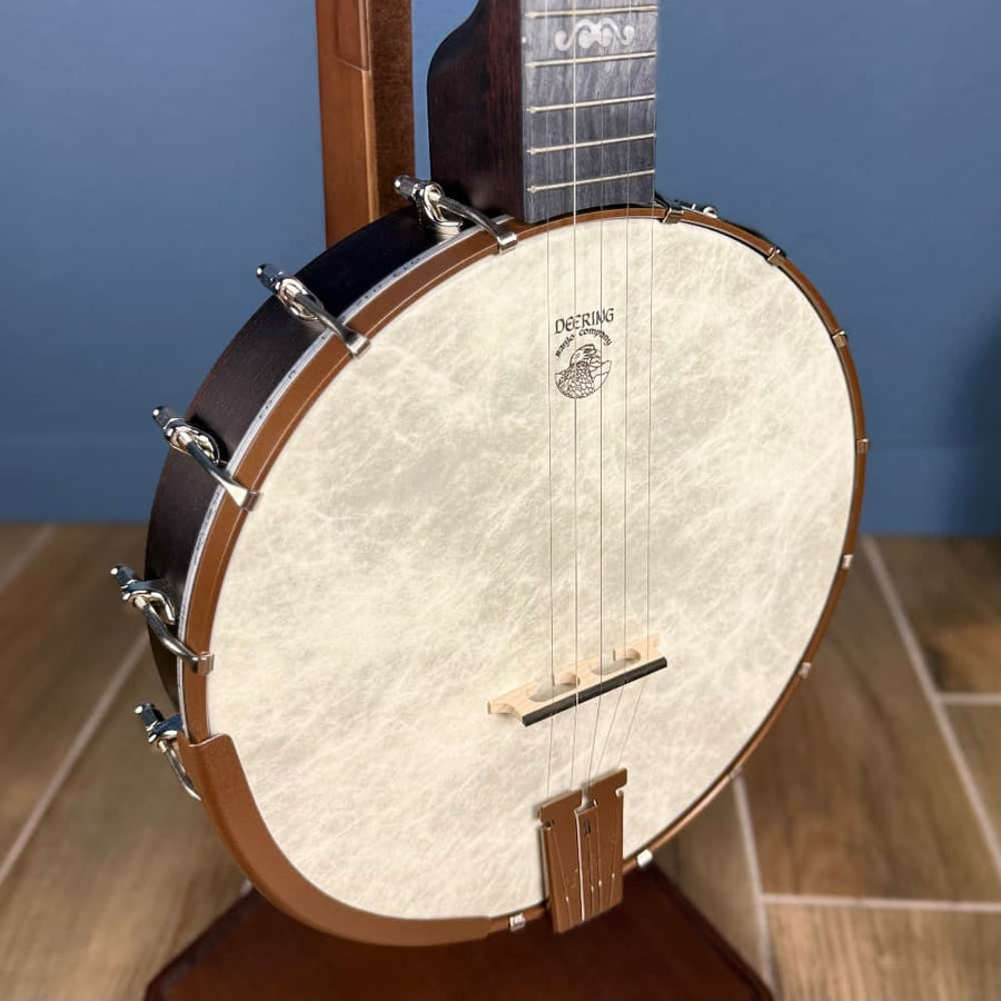 Custom Deering Artisan Goodtime Banjo with Bronze Hardware and Fiberskin Head Deering 5 String Banjos