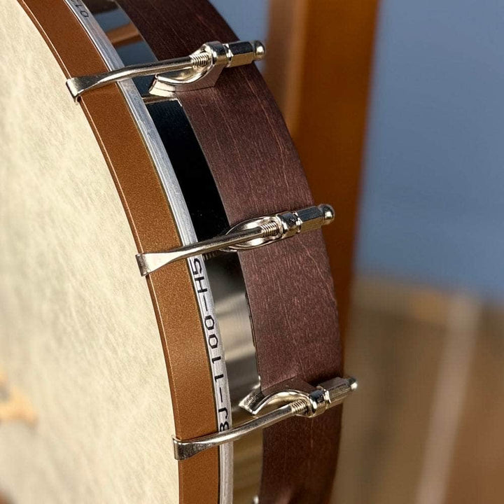 Custom Deering Artisan Goodtime Banjo with Goodtime Special Tone Ring, Bronze Hardware and Fiberskin Head Deering 5 String Openback Banjo