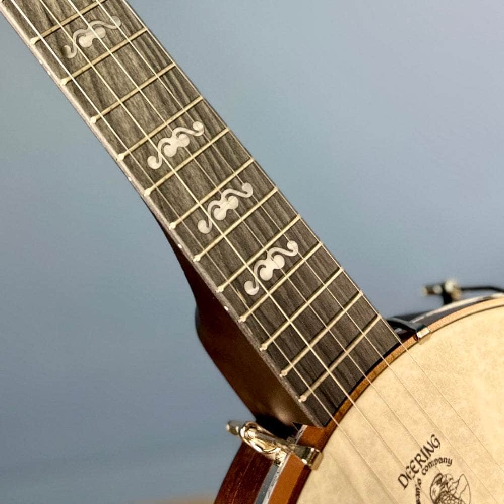 Custom Deering Artisan Goodtime Banjo with Goodtime Special Tone Ring, Bronze Hardware and Fiberskin Head Deering 5 String Openback Banjo