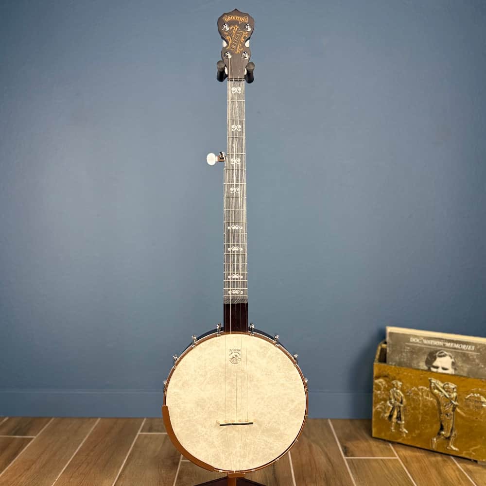 Custom Deering Artisan Goodtime Banjo with Scoop, Bronze Hardware and Fiberskin Head Deering 5 String Banjos