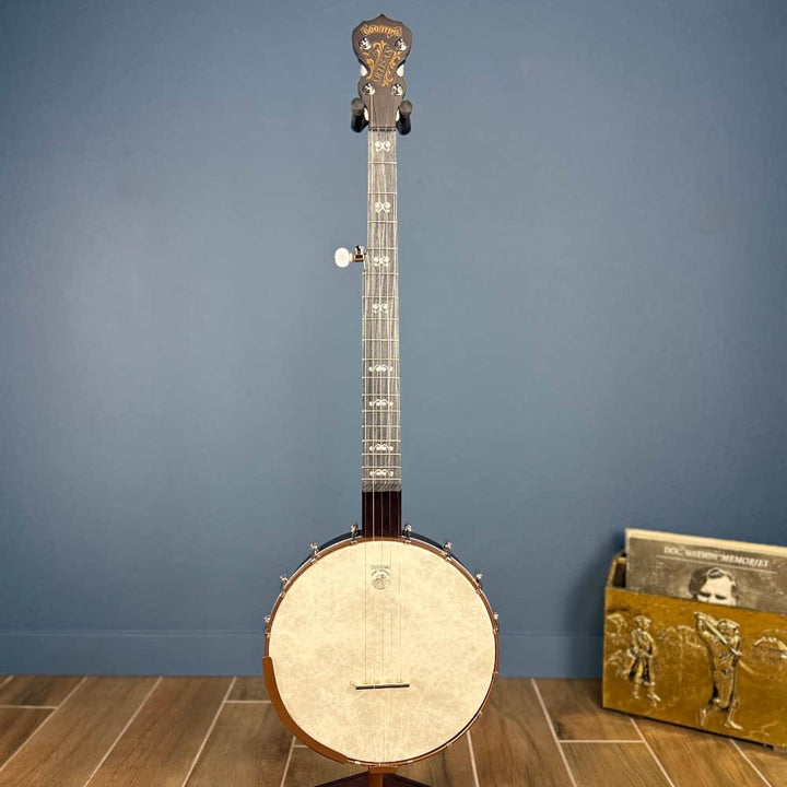 Custom Deering Artisan Goodtime Banjo with Scoop, Bronze Hardware and Fiberskin Head Deering 5 String Banjos