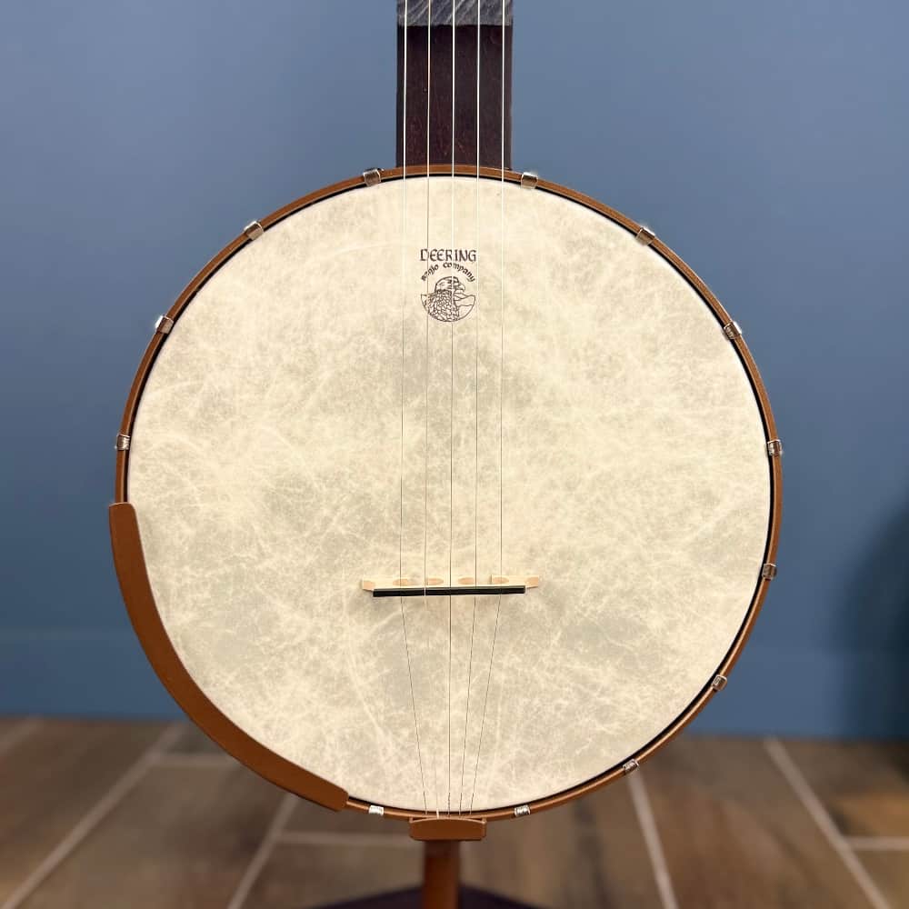 Custom Deering Artisan Goodtime Banjo with Scoop, Bronze Hardware and Fiberskin Head Deering 5 String Banjos