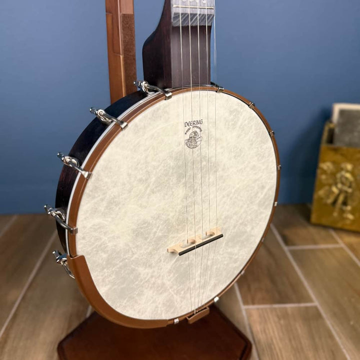 Custom Deering Artisan Goodtime Banjo with Scoop, Bronze Hardware and Fiberskin Head Deering 5 String Banjos