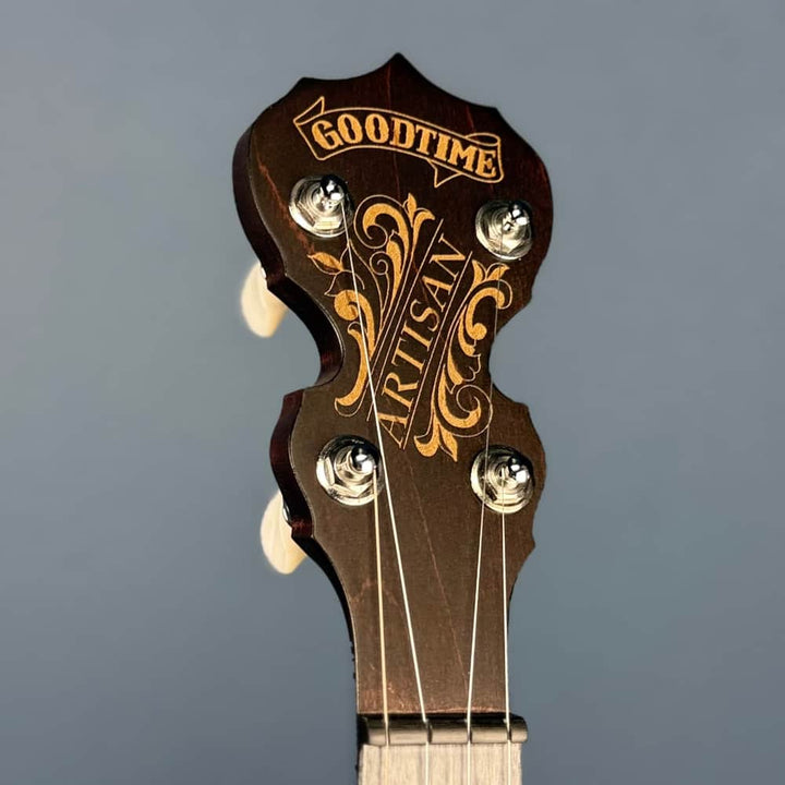 Custom Deering Artisan Goodtime Banjo with Scoop, Bronze Hardware and Fiberskin Head Deering 5 String Banjos