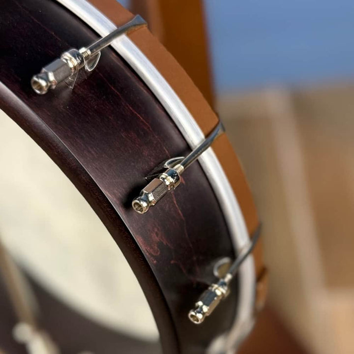 Custom Deering Artisan Goodtime Banjo with Scoop, Bronze Hardware and Fiberskin Head Deering 5 String Banjos
