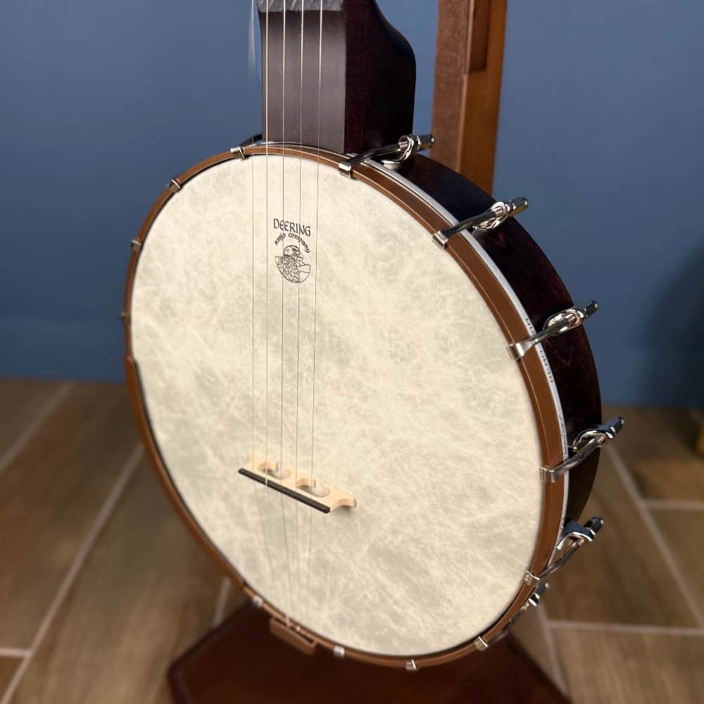 Custom Deering Artisan Goodtime Banjo with Scoop, Bronze Hardware and Fiberskin Head Deering 5 String Banjos