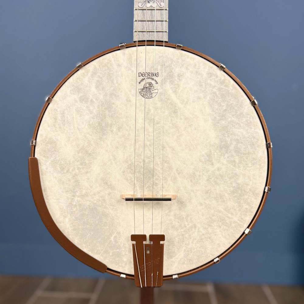 Custom Deering Artisan Goodtime Special 19-Fret Tenor Openback Banjo Deering 4 String Banjos