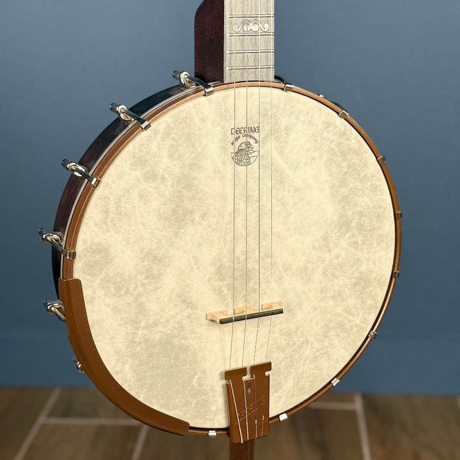 Custom Deering Artisan Goodtime Special 19-Fret Tenor Openback Banjo Deering 4 String Banjos