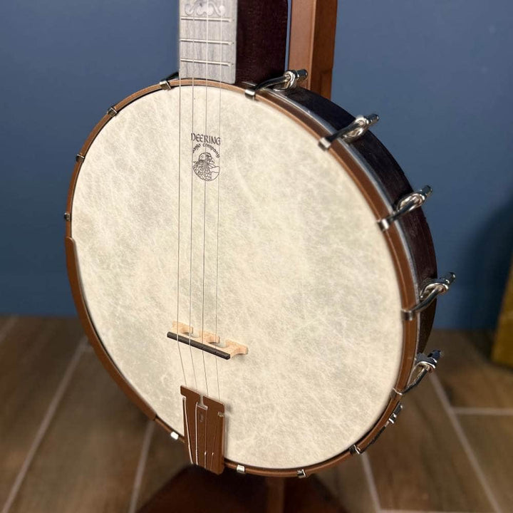 Custom Deering Artisan Goodtime Special 19-Fret Tenor Openback Banjo Deering 4 String Banjos