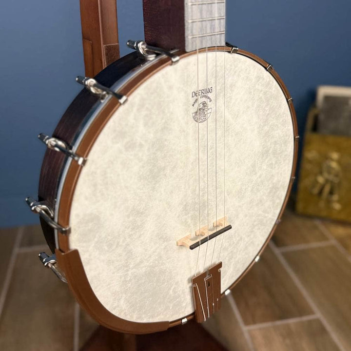 Custom Deering Artisan Goodtime Special 19-Fret Tenor Openback Banjo Deering 4 String Banjos
